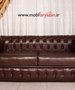 مبل چستر چرم طبیعی